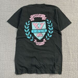 Vintage Yale University T Shirt Mens Large Black Single Stitch Made In USA 90s‎